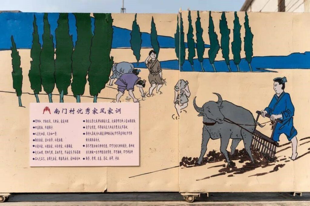 傳承歷史文化，南門村繪製出229米的“清明上河圖”