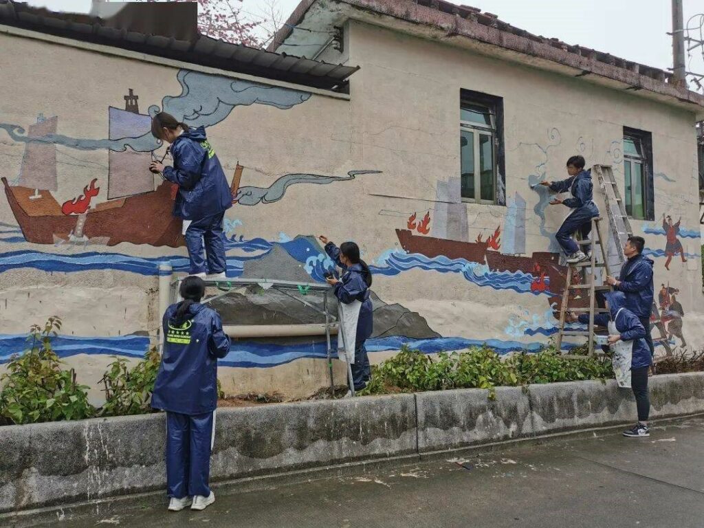 傳承歷史文化，南門村繪製出229米的“清明上河圖”