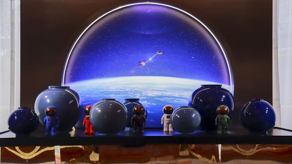 張曦之以陶藝致敬“澳科一號”