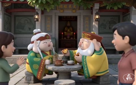 萌小福日常|土地公土地婆的午後時光