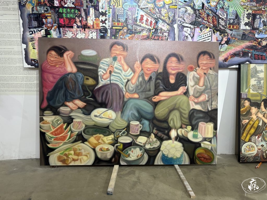 顧躍描繪中華民族拼搏精神