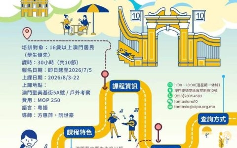 第四屆『 青瘋行 』—瘋堂青年藝文導賞員培訓計劃2026 開始接受招生